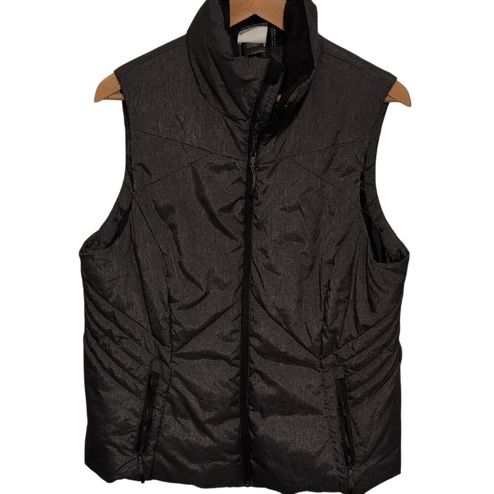 Champion Gray Puffer Vest Polyester XL